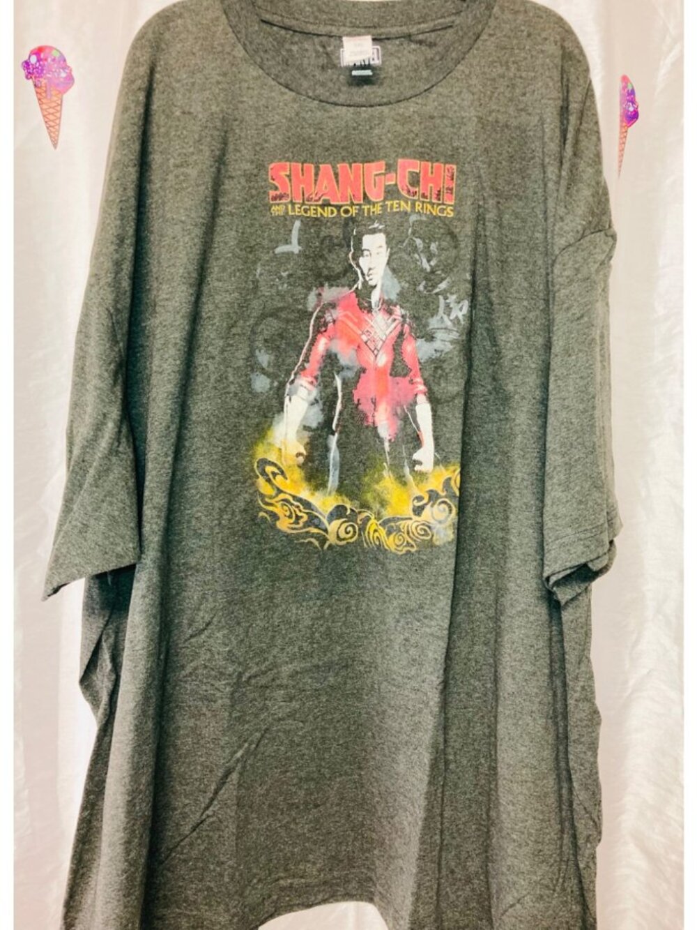 Marvel Shang-Chi and the Legend of the Ten Rings Watercolor Portrait T-S